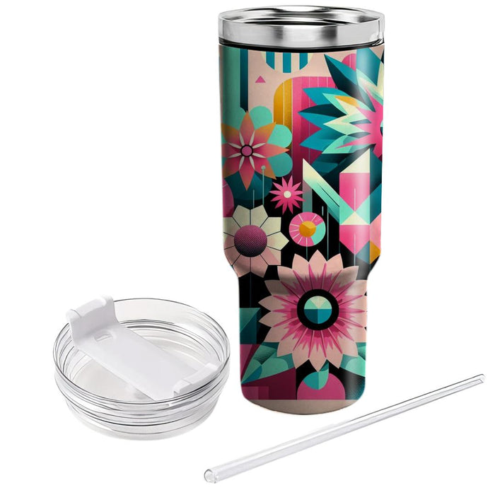 Retro Funky Flora  Tumblers For Gifts