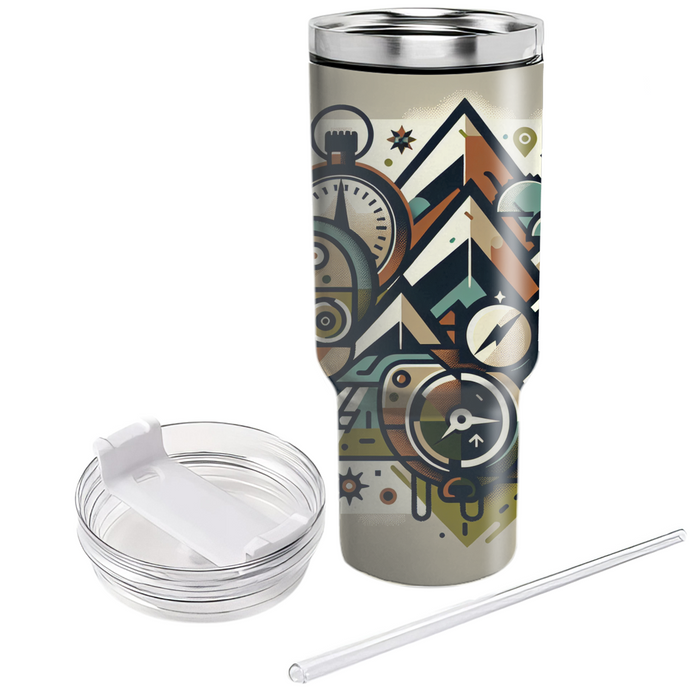 Daring Adventure Icons Tumblers With Lids