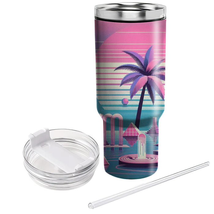 Vaporwave Serenity  Insulated Tumblers