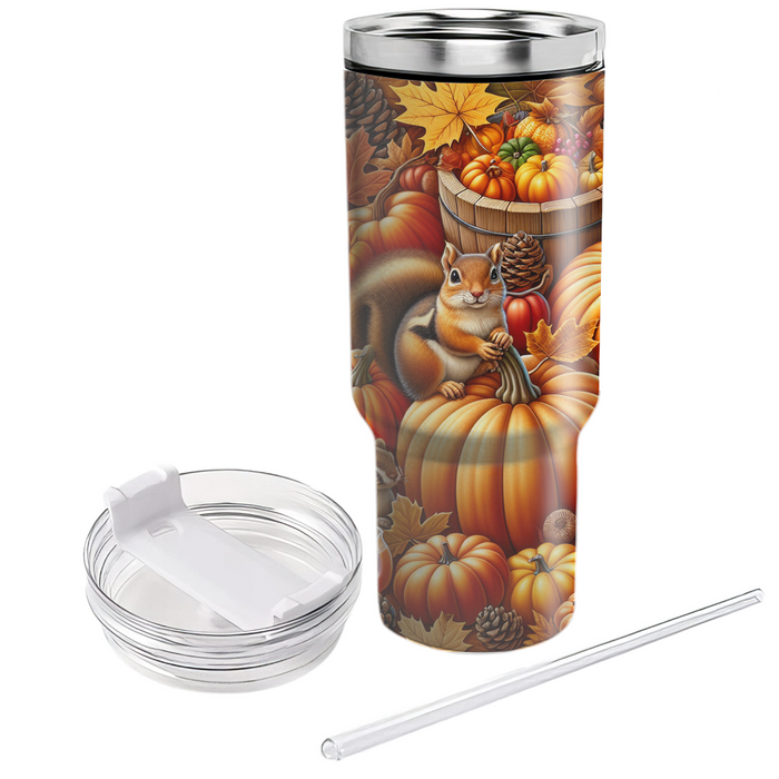 Whimsical Harvest - Thanksgiving  Custom Tumblers