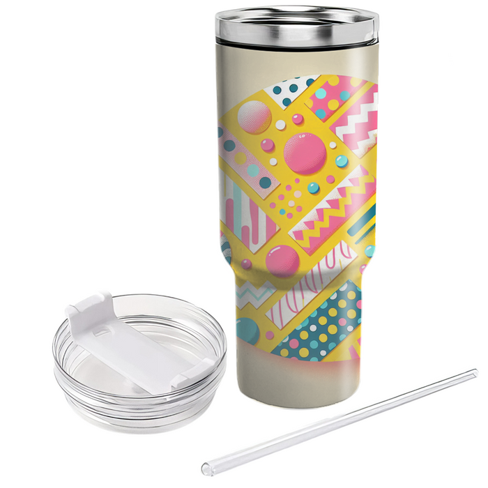 Whimsical 80s Patterns  Tumbler Cups