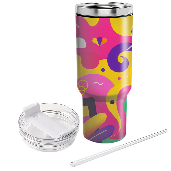 Abstract Burst Of Color  Tumblers For Gifts