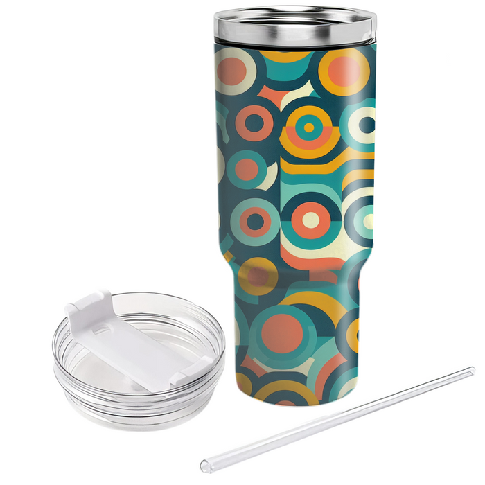 Abstract Circle Mosaic Custom Tumblers