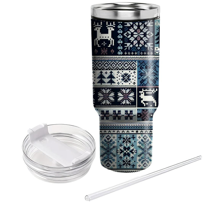 Winter Nordic Knits  Custom Tumblers