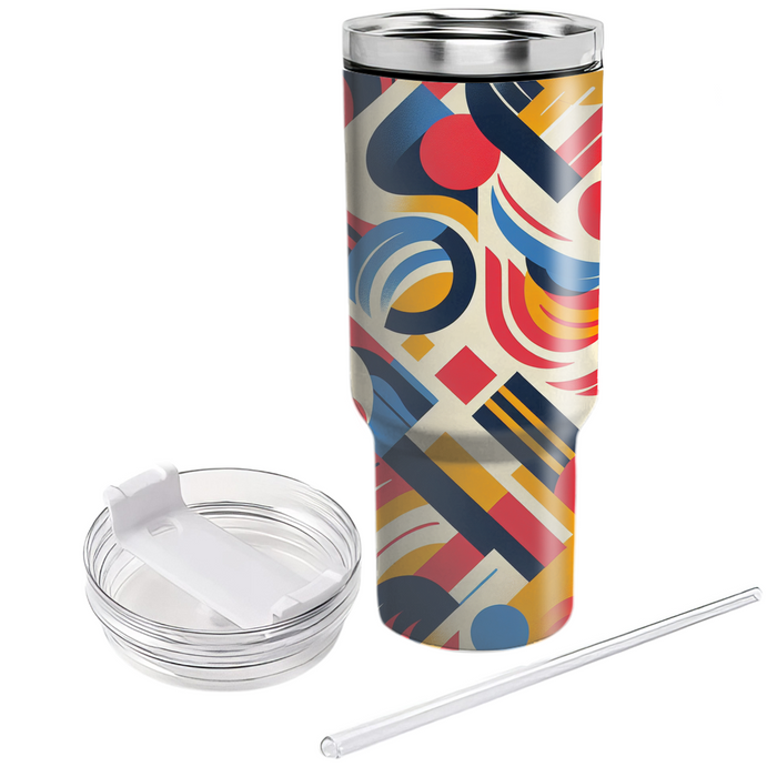 Abstract Brush Stroke  Insulated Tumblers