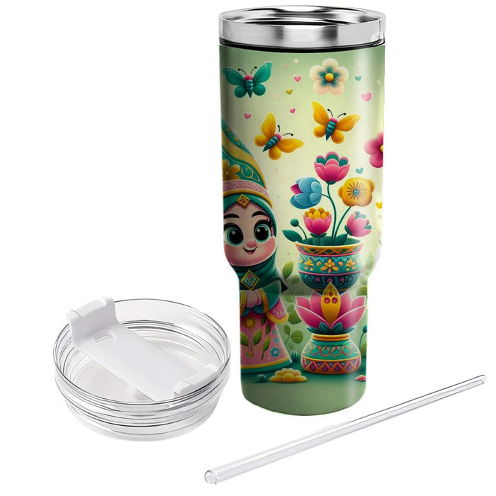 Whimsical Garden Gnomes  Tumbler Cups