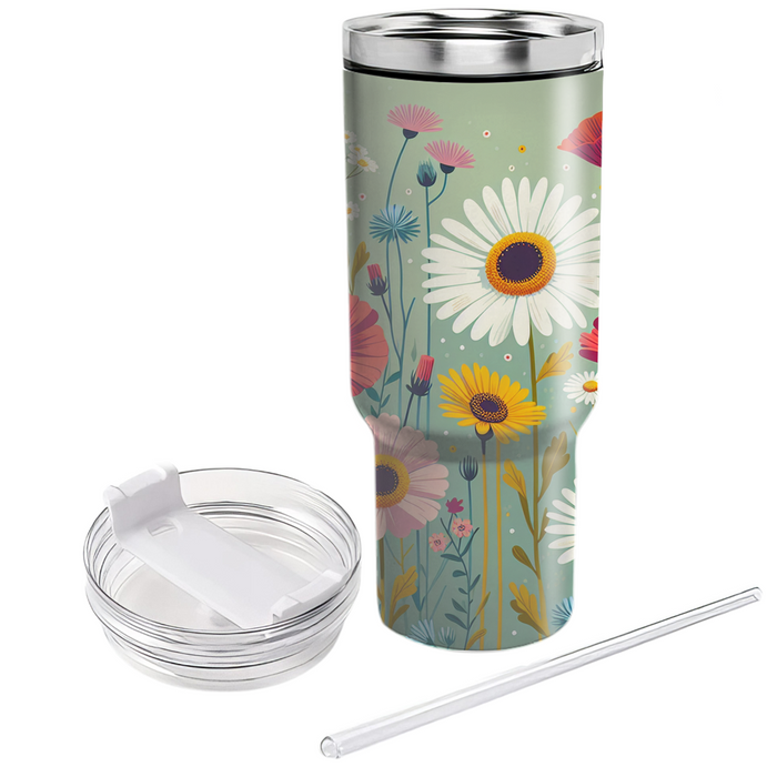 Wildflower Meadow  Custom Tumblers