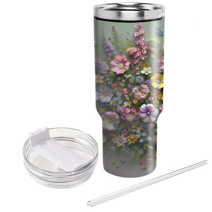 Spring Meadow Delight  Personalized Tumblers