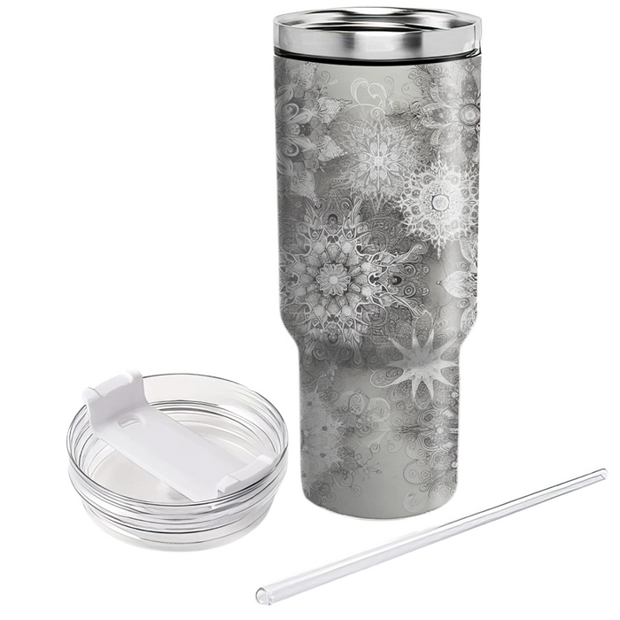 Winter Vintage Snowflake  Custom Tumblers