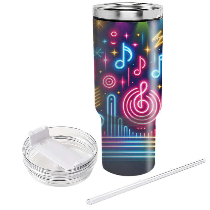 Retro Neon Lights  Personalized Tumblers