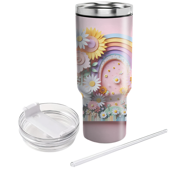 Whimsical Flower Fairy  Custom Tumblers