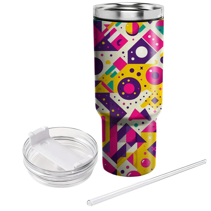 Vivid Fiesta  Tumblers With Lids