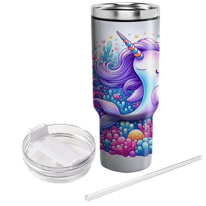 Whimsical Narwhal Dreamscape  Decorative Tumblers