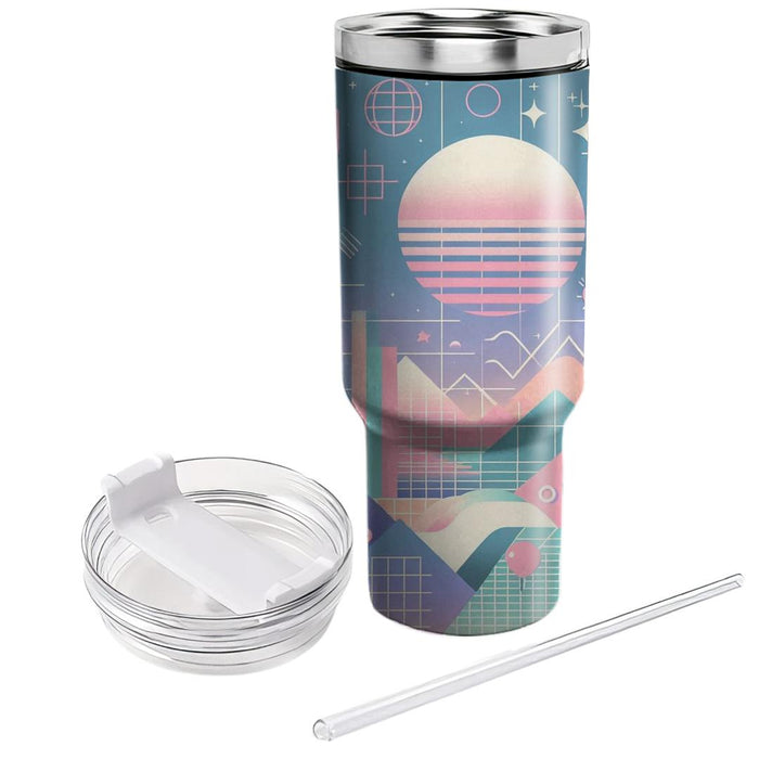 Vaporwave Retro Aesthetic  Tumblers For Gifts