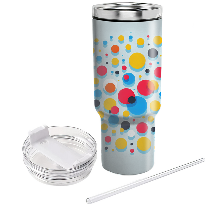 Bright Confetti Dots  Unique Tumblers