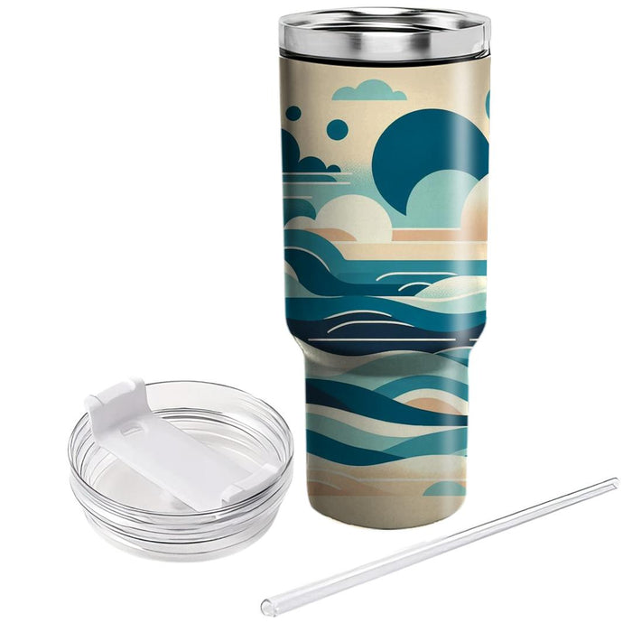 Waves Of Nostalgia  Unique Tumblers