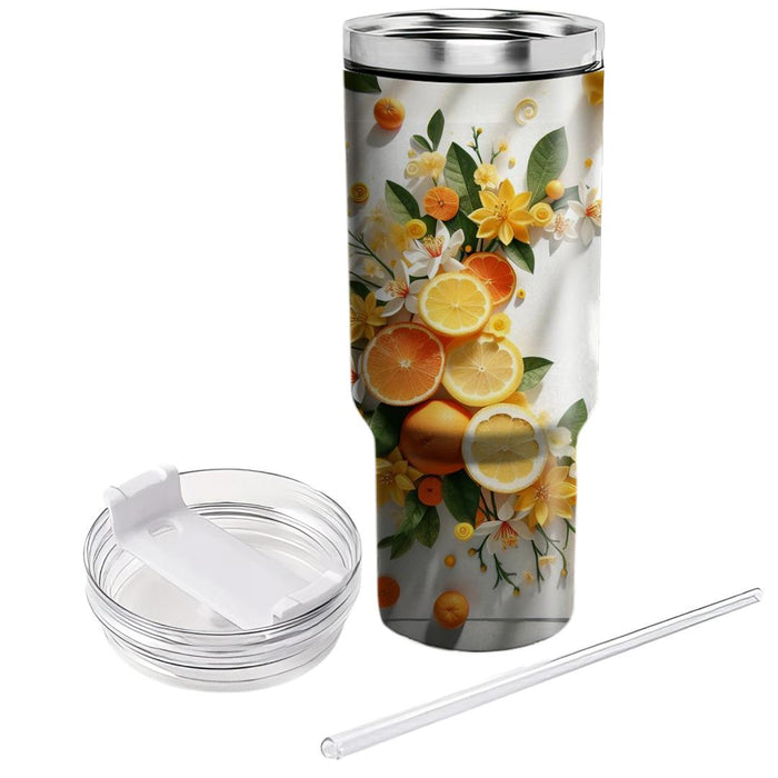 Blooming Citrus  Unique Tumblers