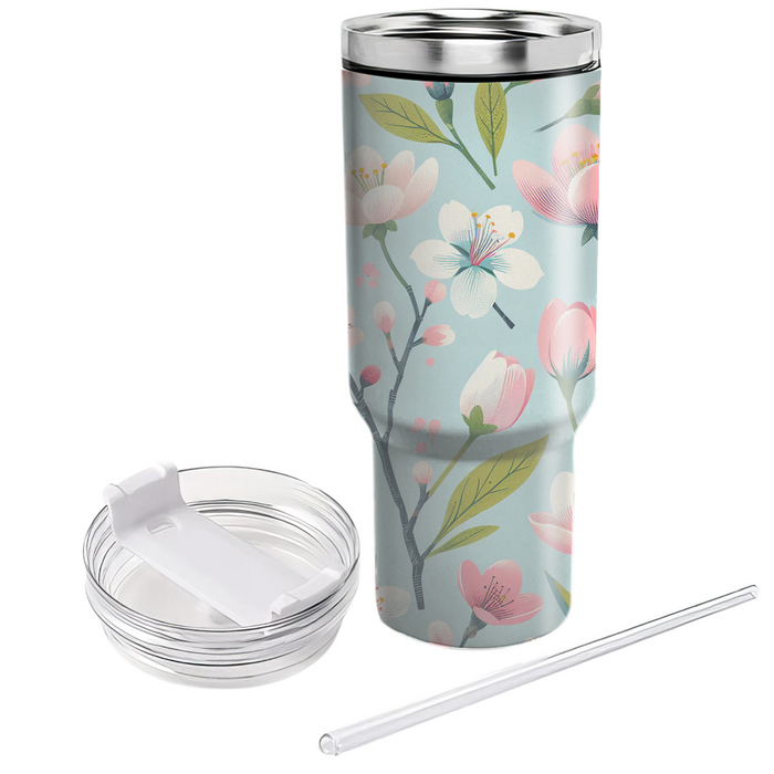 Blossoming Springtime  Tumbler Cups