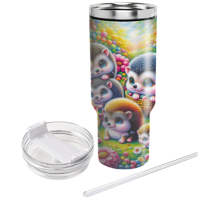 Adorable Hedgehog Friends  Decorative Tumblers