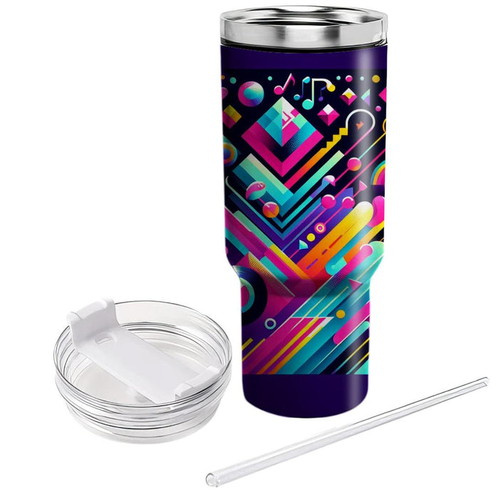 Geometric Dance Party  Decorative Tumblers