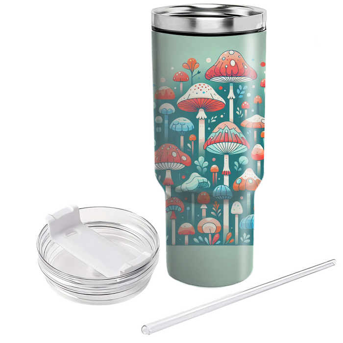 Whimsical Mushroom Wonderland  Custom Tumblers