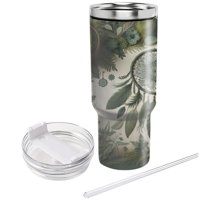 Floral Dreamcatcher  Custom Tumblers