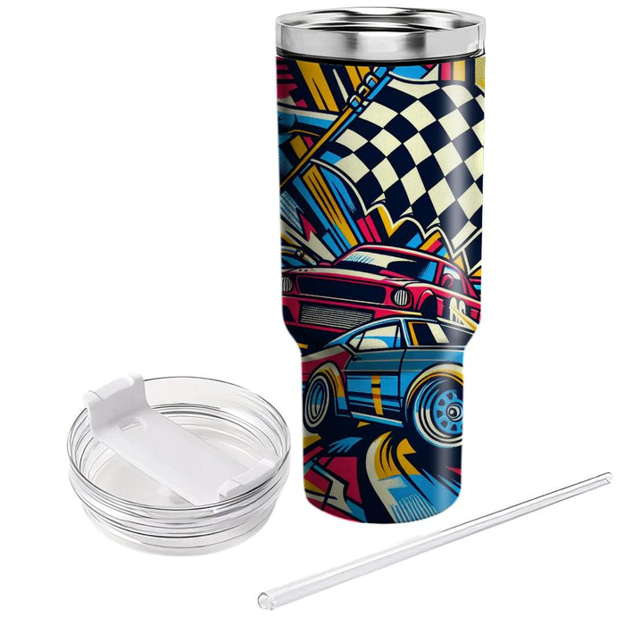 Rad Retro Racing  Tumblers For Gifts