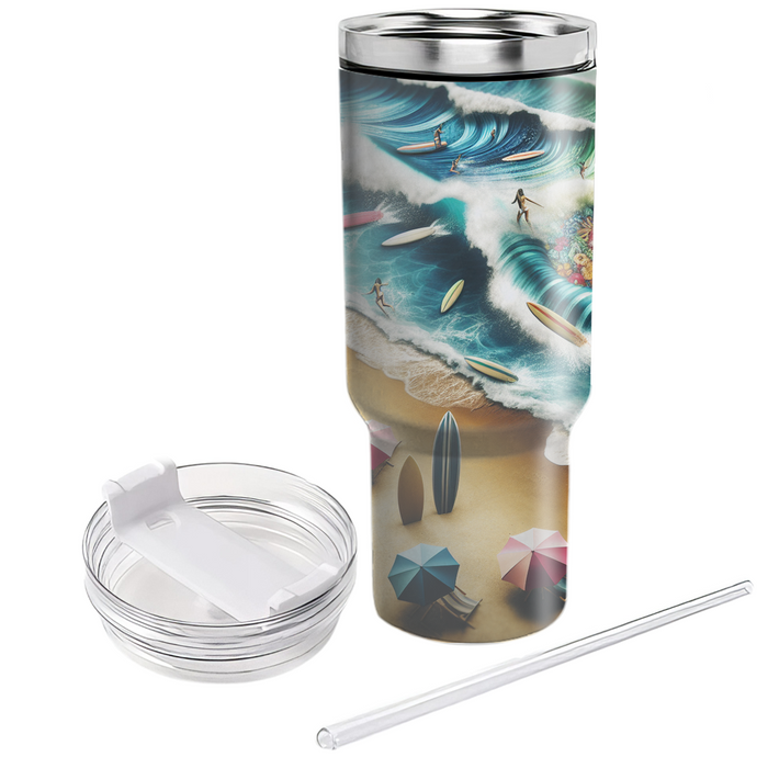 Summer Waves Adventure  Personalized Tumblers