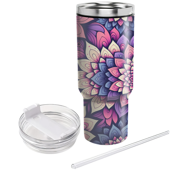 Fractal Flower  Decorative Tumblers