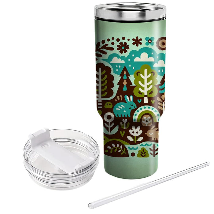 Whimsical Forest  Tumbler Cups