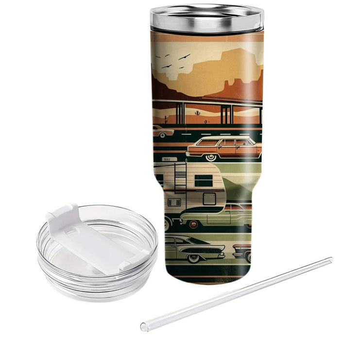 Vintage Camper Roadtrip  Custom Tumblers