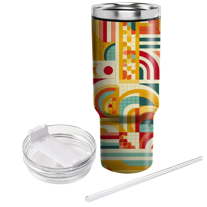 Sunny Days Patchwork  Tumbler Cups