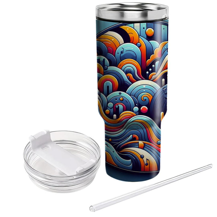  Vinyl Waves  Tumbler Cups