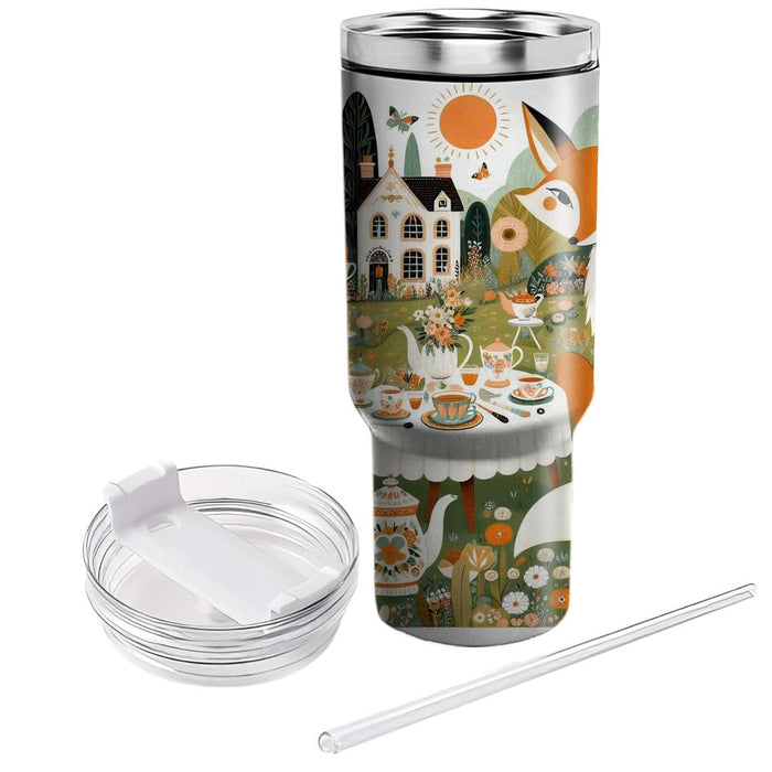 Whimsical Fox Tea Party  Decorative Tumblers