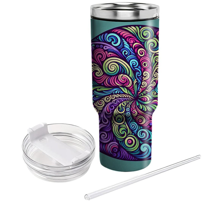 Vibrant Tie-dye Dreams  Tumbler Cups