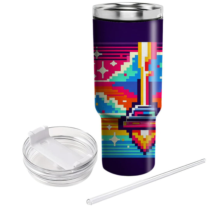 Vintage Arcade Dreams  Personalized Tumblers