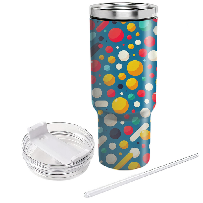 Vibrant Confetti Dots  Decorative Tumblers