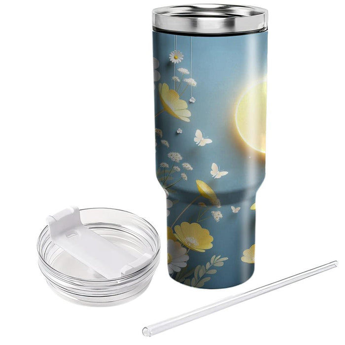 Fresh Floral Breeze  Decorative Tumblers