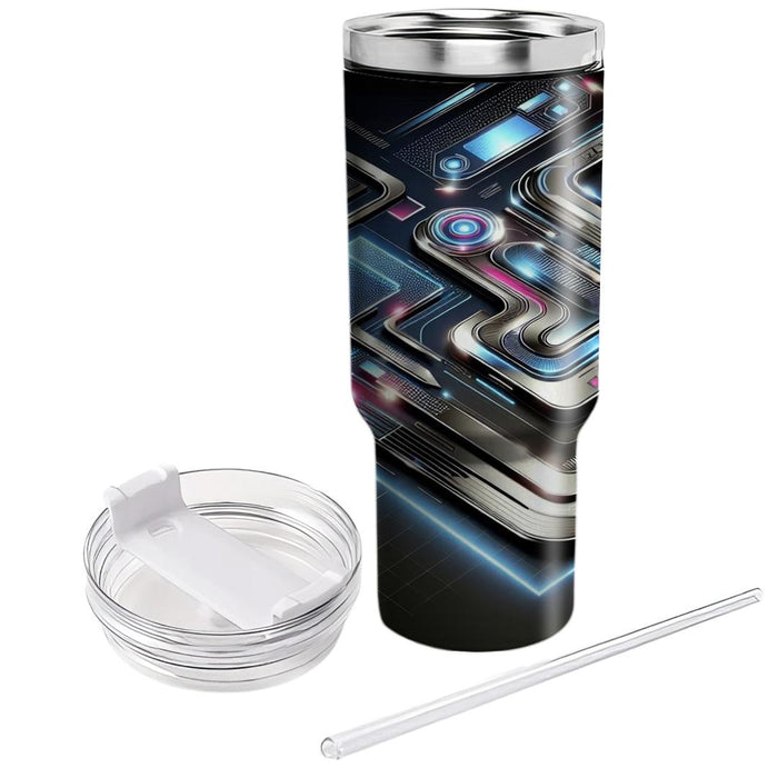 Retro Futurist  Unique Tumblers