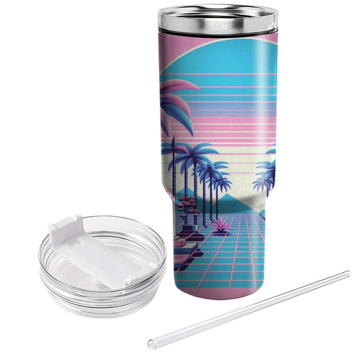 Vaporwave Visions  Insulated Tumblers