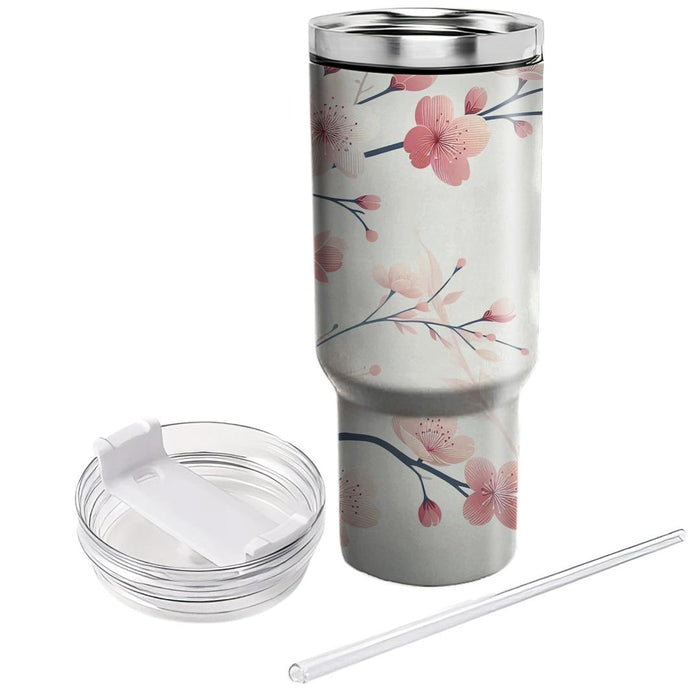 Whimsical Cherry Blossom  Decorative Tumblers