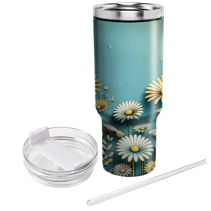 Bright Daisy Sunshine  Insulated Tumblers