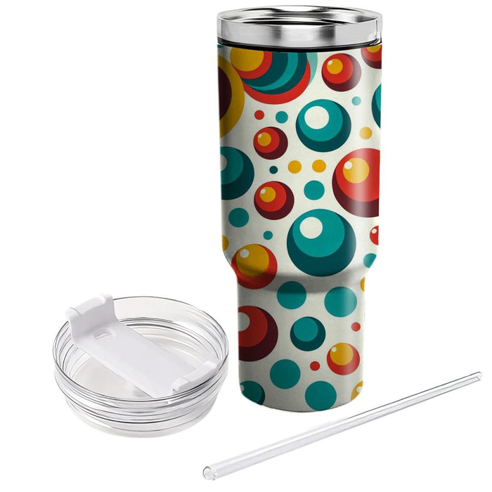 70s Mod Dots  Decorative Tumblers