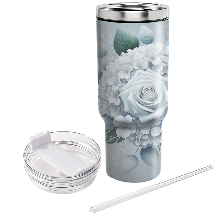 Winter Garden Elegance Travel Tumblers