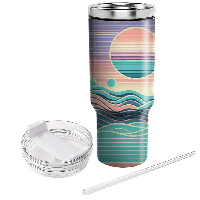 Vaporwave Wave  Custom Tumblers