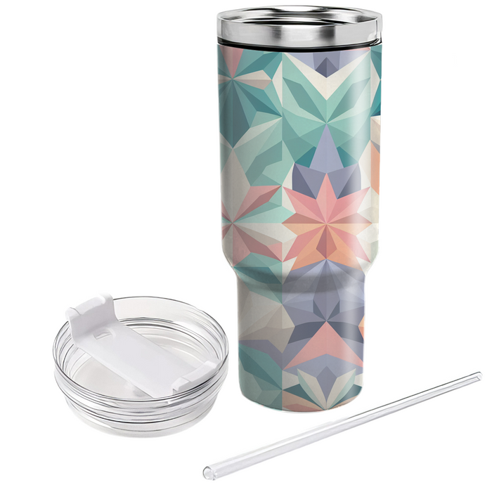 Geometric Petal Pattern  Insulated Tumblers