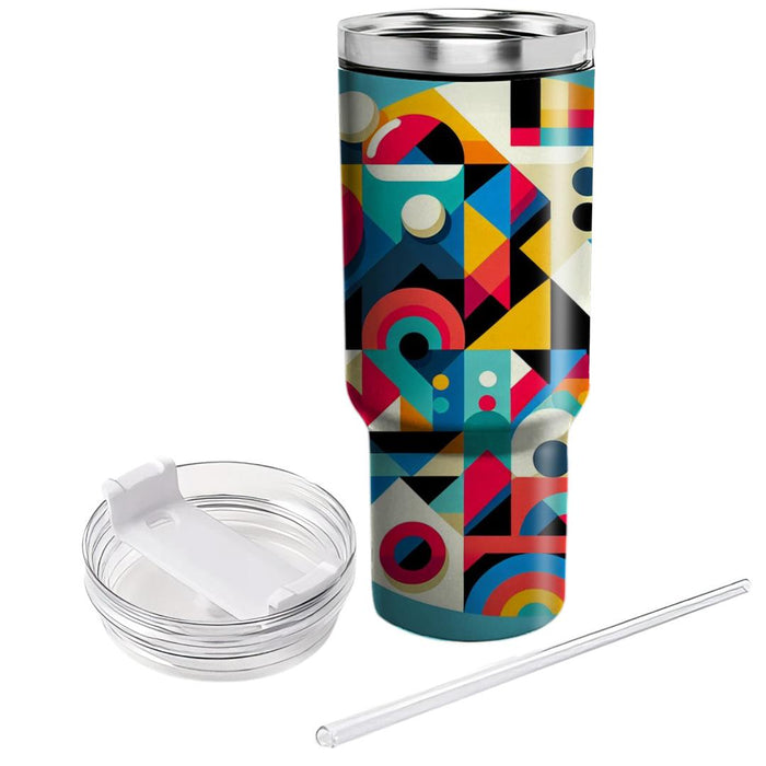 Bold Geometric Vibes  Custom Tumblers