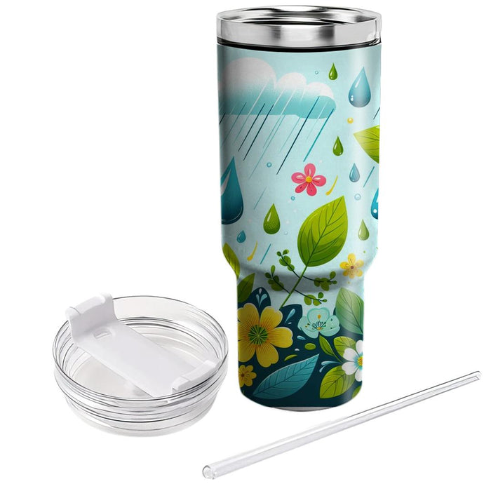 Fresh Spring Rain  Travel Tumblers