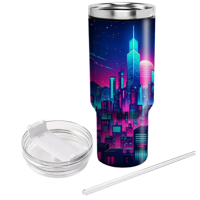 Synthwave City  Insulated Tumblers