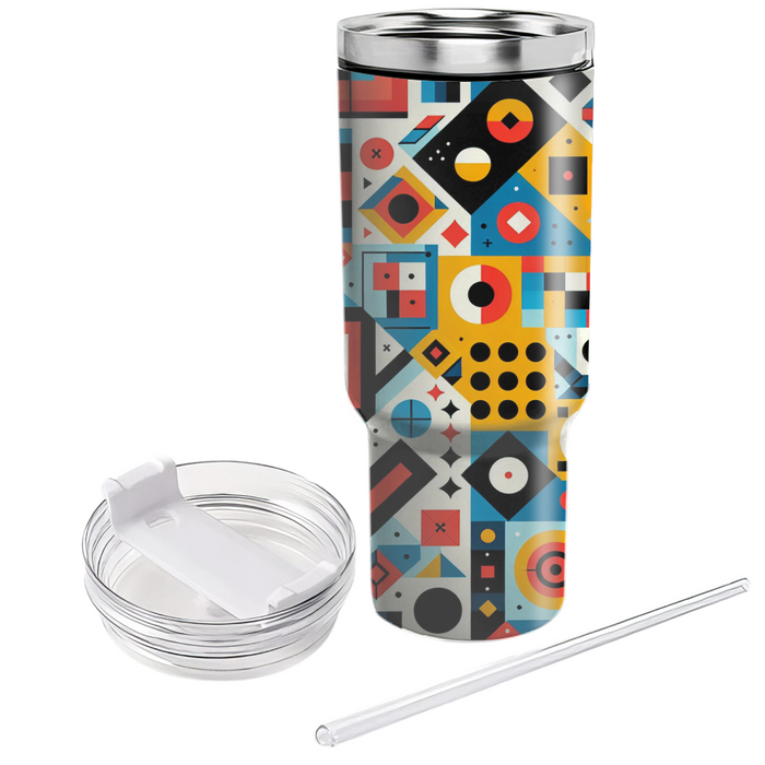 Kaleidoscope Geometric Fusion Decorative Tumblers